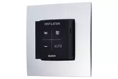 Duco luftfugtighedssensor med kontrol RF/Kabel sort
