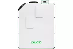 Duco MVHR Ducobox Energy 570 – 2 zonestyring med varmelegeme – venstre – 570 m³/t