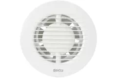Rund badeværelsesventilator Ø 100 mm timer og fugtsensor – EA100HT