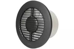 Rund badeværelsesventilator Ø 125 mm antracit – basic EA125A