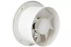 Rund badeværelsesventilator Ø 150 mm hvid – basic EA150