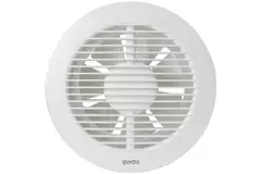 Rund badeværelsesventilator Ø 150 mm hvid – basic EA150