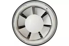 Rund badeværelsesventilator Ø 100 mm antracit – design EAT100A