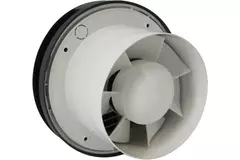 Rund badeværelsesventilator Ø 100 mm antracit – design EAT100A