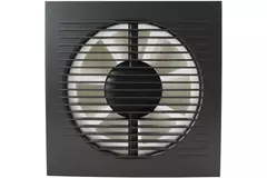 Badeværelsesventilator Ø 125 mm antracit med timer – EE125TA