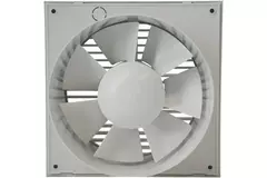 Badeværelsesventilator Ø 125 mm sølv med timer – EE125TS