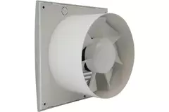 Badeværelsesventilator Ø 125 mm sølv med timer – EE125TS