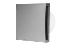 Badeværelsesventilator Ø 100 mm sølv – design EET100S