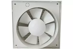 Badeværelsesventilator Ø 100 mm hvid med timer – Design EET100T