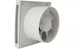 Badeværelsesventilator Ø 100 mm hvid med timer – Design EET100T