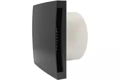 Badeværelsesventilator Ø 100 mm antracit med timer – Design EET100TA