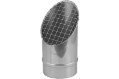 Endestykke diameter 180 mm faset I316L (D0.5)