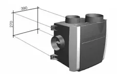Vasco C400 Basic RF LE 400 m³/t + fugtighedssensor