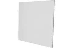 Badeværelsesventilator Ø 100 mm – frontpanel i blank hvid plast