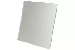 Badeværelsesventilator Ø 125 mm med fugtsensor og timer – frontpanel i satin sølvfarvet glas