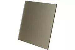 Gitter 15x15 cm med farvet glasfront i satinguld