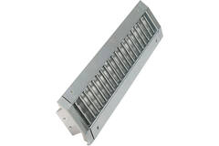 Dobbelt justerbart kanalgitter 825x225 mm til kanal 630 til 1400 mm - DGS-DB825x225