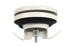 Ventilationsudblæsningsventil 80 mm med metalfjedre - SAV-C80 RAL9010