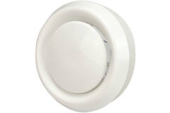 Ventilationsventil 100 mm ind- og udløb med friktionsfjedre - DAV-C100