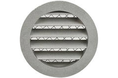 Vægdiffusor 160 mm udeluft aluminium - EL-A-RLP160