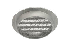 Vægdiffusor 160 mm udeluft aluminium - EL-A-RLP160