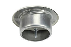 Ventilationsudblæsningsventil 200 mm metal - E-DVS200 RAL9010