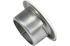 Ventilationsudblæsningsventil 200 mm metal - E-DVS200 RAL9010