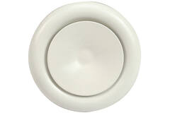 Ventilationsventil 200 mm metal - S-DVS200 RAL9010