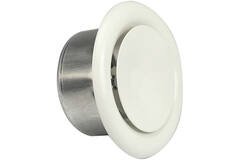 Ventilationsventil 200 mm metal - S-DVS200 RAL9010
