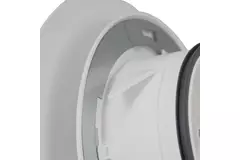 Imaginair RLV stor Ø 125 mm tilførsels- og udsugningsventil - monteringsfjedre - hvid