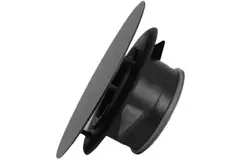 Imaginair RLV stor Ø 125 mm tilførsels- og udsugningsventil - monteringsfjedre - sort