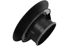 Imaginair RLV stor Ø 125 mm tilførsels- og udsugningsventil - monteringsfjedre - sort