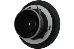 Imaginair RLV stor Ø 125 mm tilførsels- og udsugningsventil - monteringsfjedre - sort