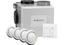 Itho Daalderop CVE-S ECO Package SE 325 m³/t + fugtighedssensor + RFT-N Auto control + 4 ventiler - euro plug