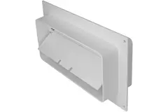 Rektangulær kunststof forbindelseslins med tilbageslagsklap 220x90 mm (KFV29)