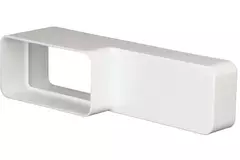 Rektangulær reduktion i plast – 220 x 55 mm til 110 x 55 mm – KS25-15