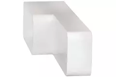 Rektangulær reduktion i plast – 220 x 55 mm til 110 x 55 mm – KS25-15