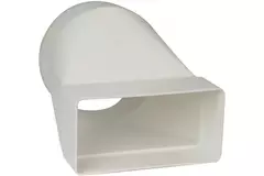 Plastreduktion 110 x 55 til Ø100 mm (KSD2)
