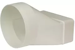 Plastreduktion 110 x 55 til Ø100 mm (KSD2)