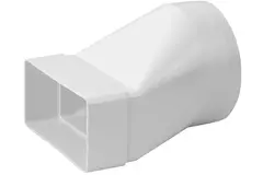 Plastreduktion 110 x 55 til Ø100 mm (KSD2)