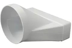Rektangulær plastikgradient Ø150mm - 220x90mm - KSD29-150