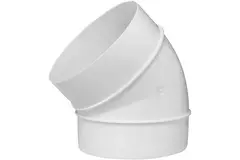 Rundt, plast, 45° bøjningsdiameter: 100 mm AL100-45