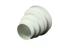 Ventilation i plast, universal, reduktioner, til diameter 80 – 150 mm VA80