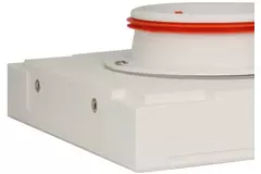 Ergovent rammeløs ventilationsventil firkantet 100 mm