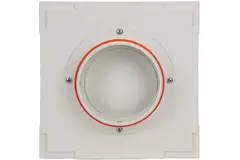 Ergovent rammeløs ventilationsventil firkantet 100 mm