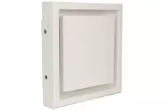 Ergovent rammeløs ventilationsventil firkantet 100 mm