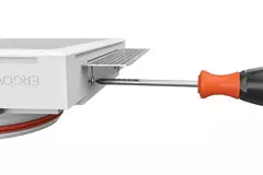 Ergovent rammeløs ventilationsventil firkantet 100 mm