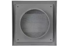 Jalousirist overtryk ventilationsrist 190x190 diameter: 125 grå - ND12ZP