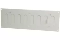 Justerbar, rektangulær lineære diffuser i metal 300x100 hvid - MR3010R