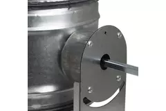 Motorstyret kontraventil Ø315 mm til spiralrør